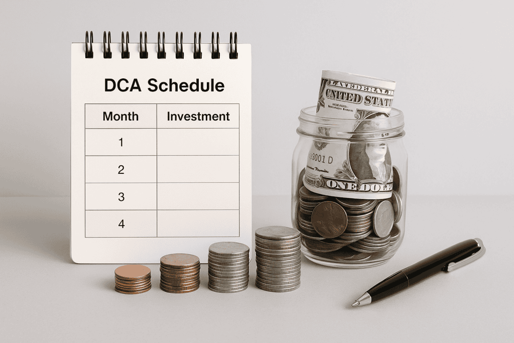 DCA schedule and investment