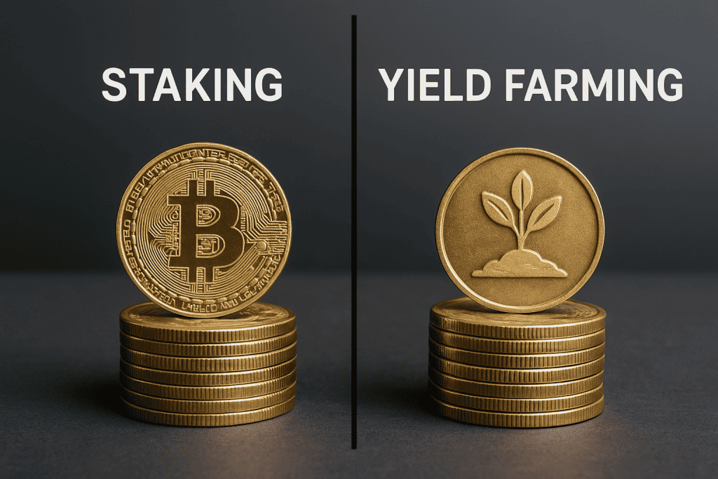 Staking vs Yield Farming
