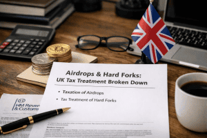 Airdrops and Hard Forks: UK Tax Treatment Broken Down